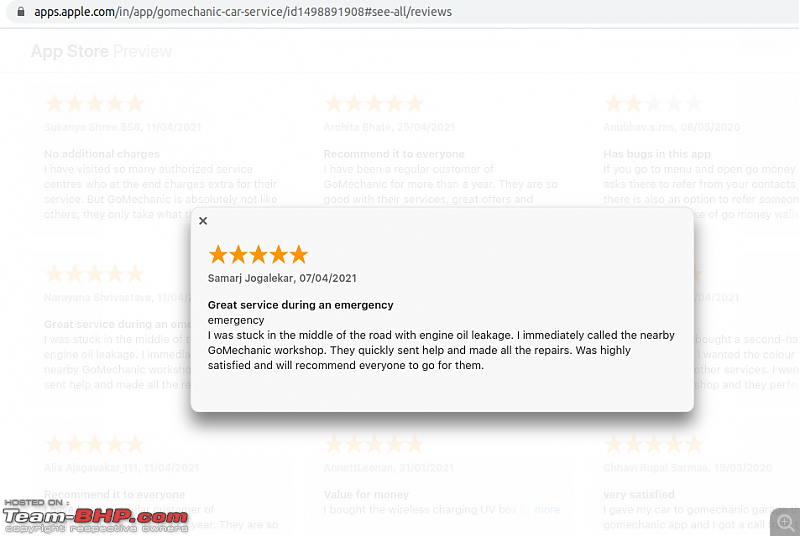 Fake reviews for the GoMechanic apps-apple4.png