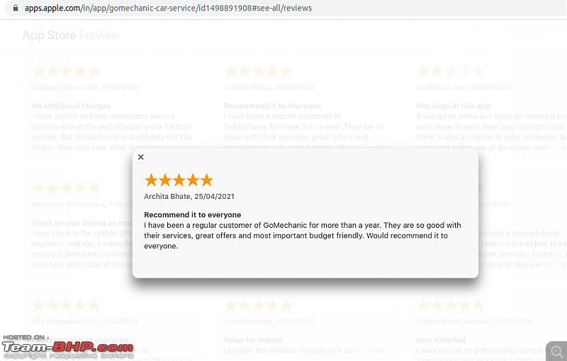 Fake reviews for the GoMechanic apps-apple1.png