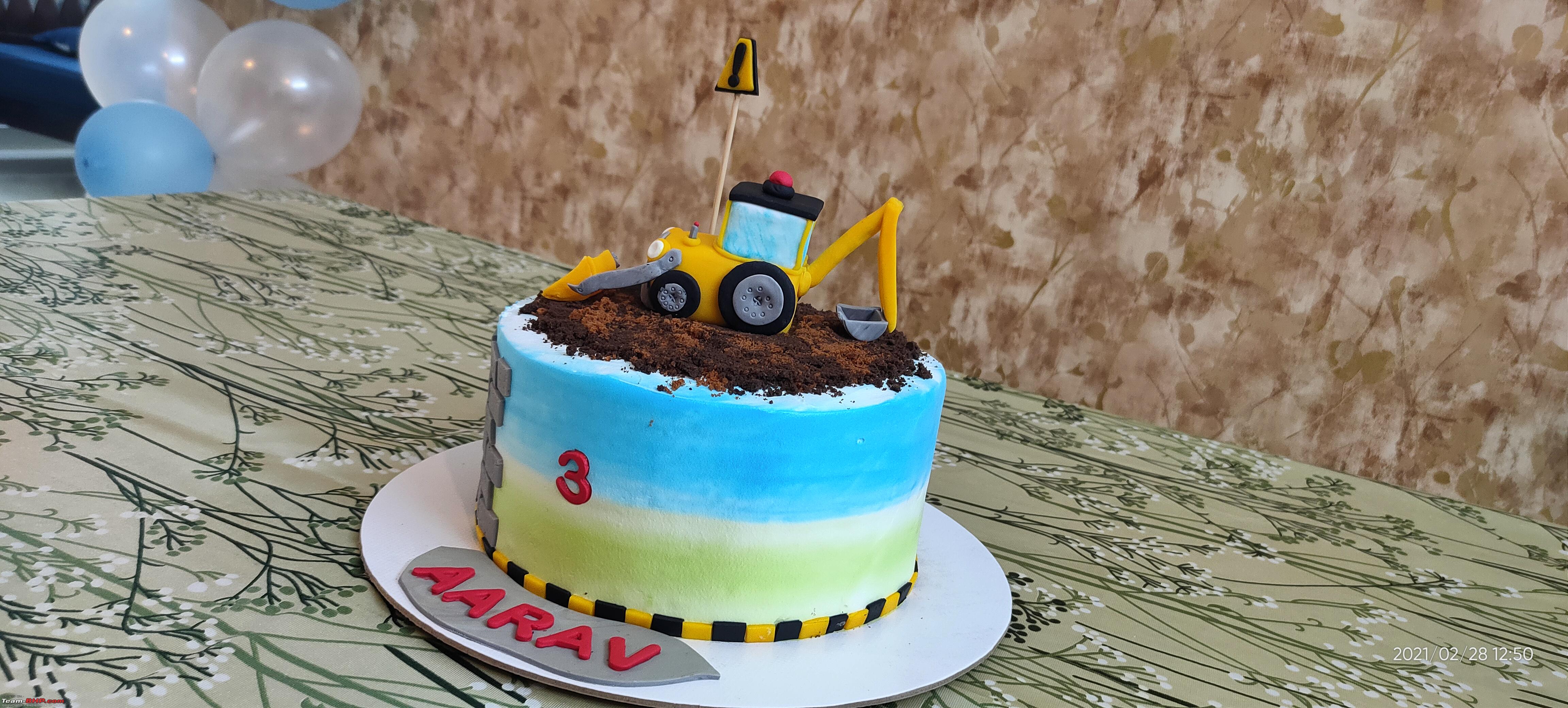 tousled day: Digger cake