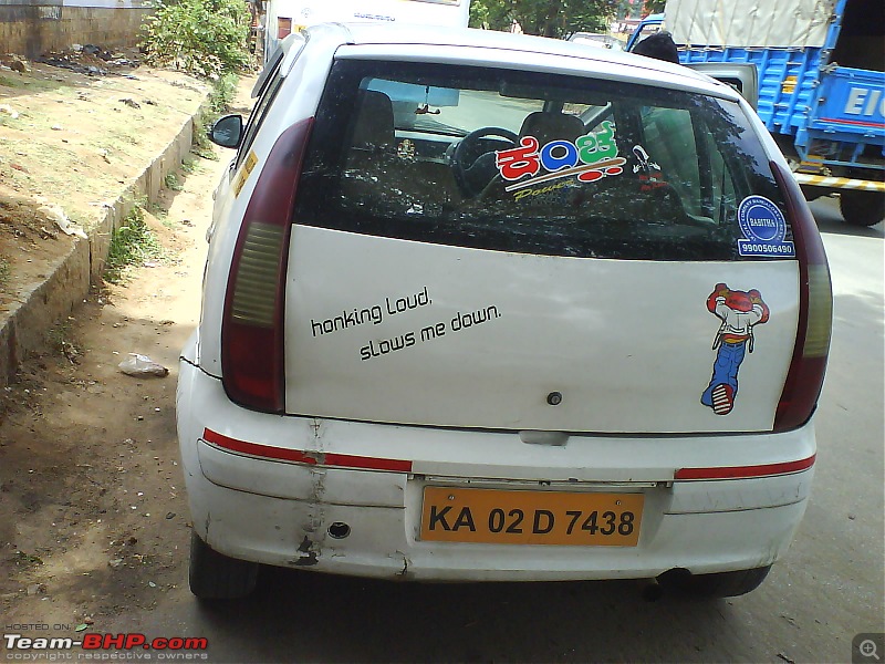 Pics of Weird, Wacky & Funny stickers / badges on cars / bikes-dsc00411.jpg