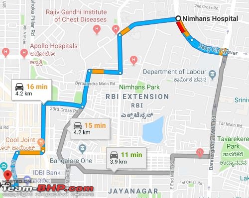 Rants on Bangalore's traffic situation-jayanagar-route.jpg