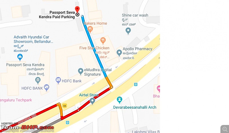 Rants on Bangalore's traffic situation-passport-office.jpg