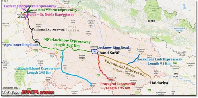 Purvanchal Expressway Road Map