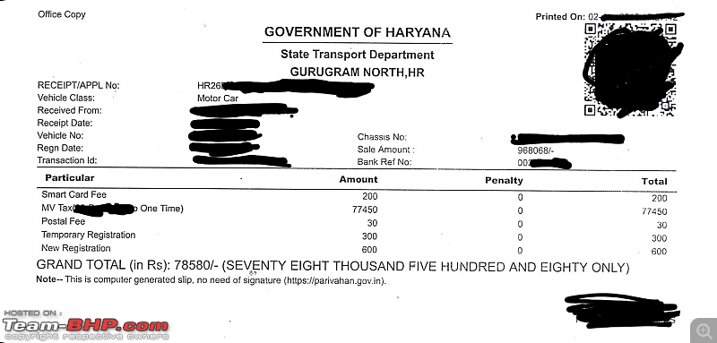 Driving with a U.P. temporary registration in Delhi-road-tax-receipt.png