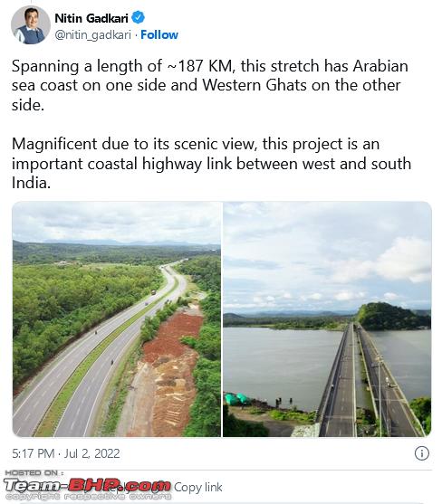 NH66 / NH17 Mumbai Goa Kanyakumari 4-lane road project updates - Page 8 ...