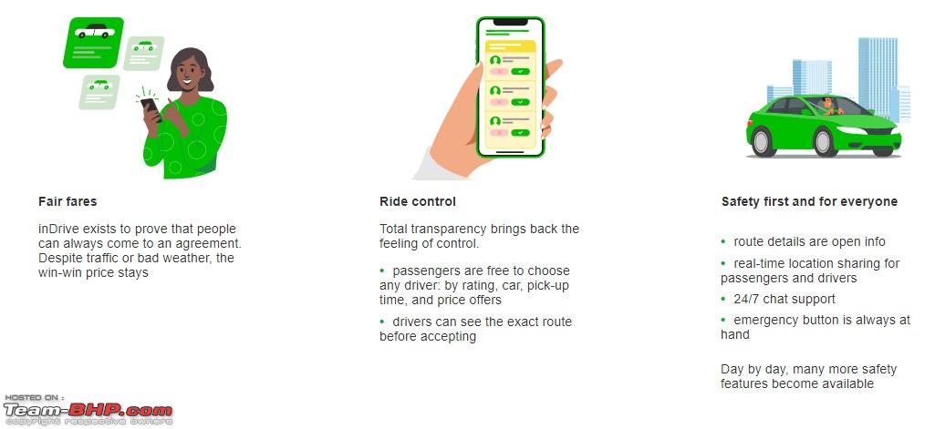 Any reviews of InDriver cab service? An alternative to Uber / Ola? -  Team-BHP