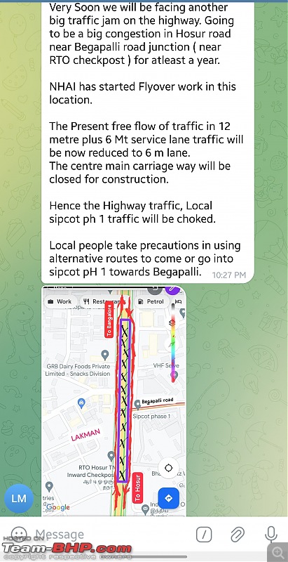 Rants on Bangalore's traffic situation-screenshot_20231005_072852_telegram.jpg