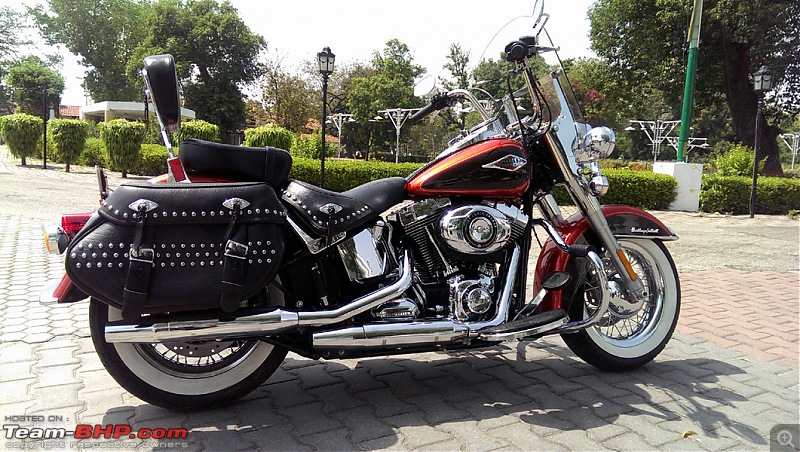 Harley-Davidson Heritage Softail Classic FLSTC: The Comprehensive Review -  Team-BHP