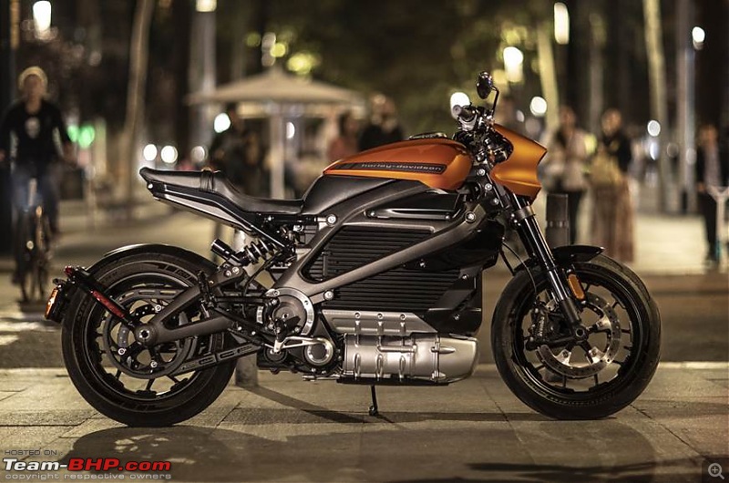 The Harley-Davidson LiveWire, unveiled in India - Team-BHP