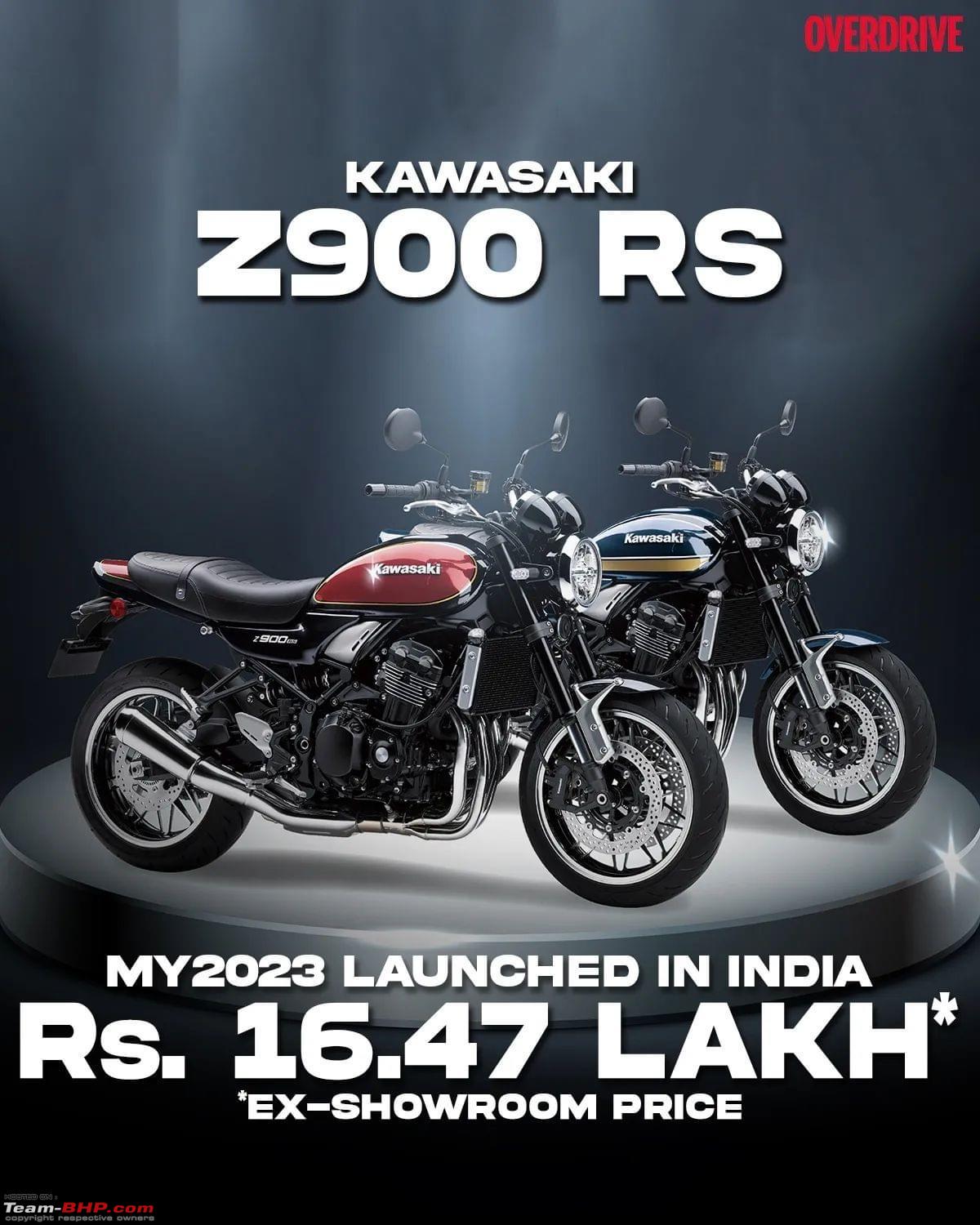 2023 Kawasaki Z900 launched at 8.93 lakhs - Team-BHP