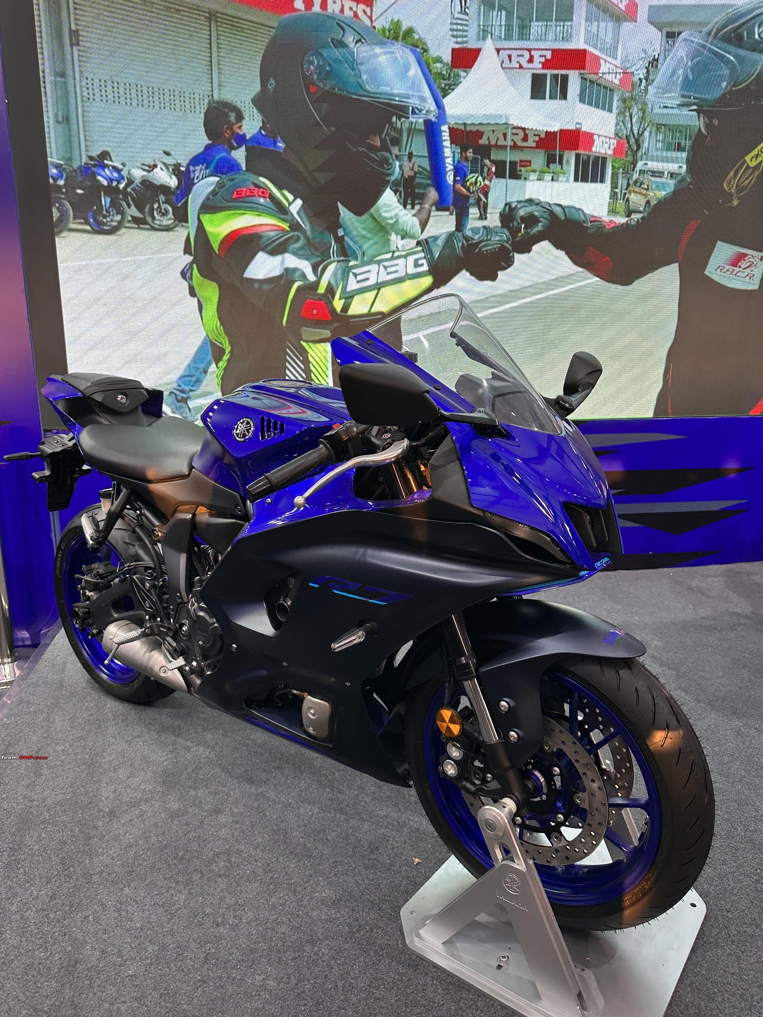 Yamaha R7 showcased at MotoGP Bharat 2023. India launch soon?