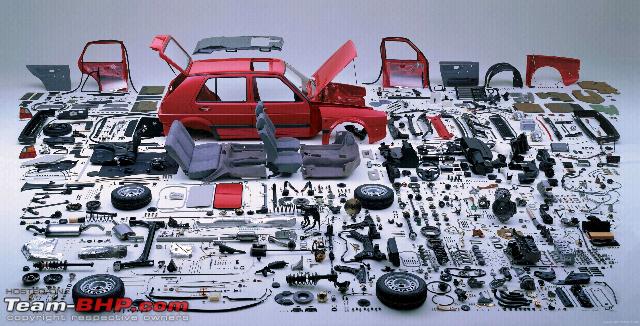 Parts Breakdown of a VW Golf - Team-BHP