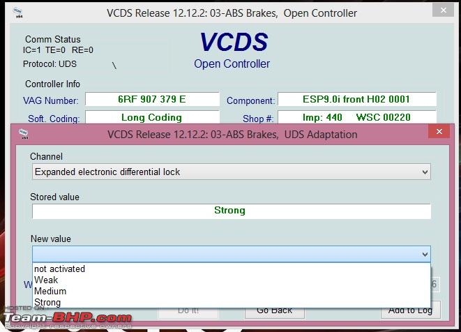vcds transmission adaptation reset
