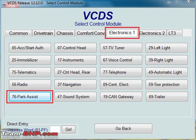vcsd port test vag 12.12 k1 and k2 short to ground
