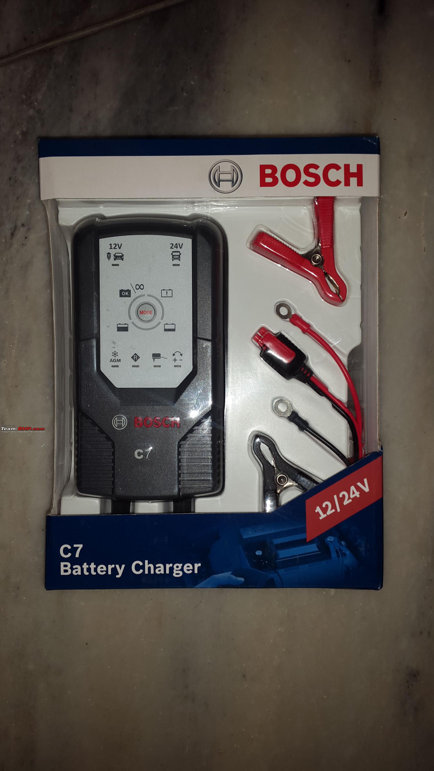 BOSCH C3 Battery Charger - 0 Ah Battery for Car & Bike Price in