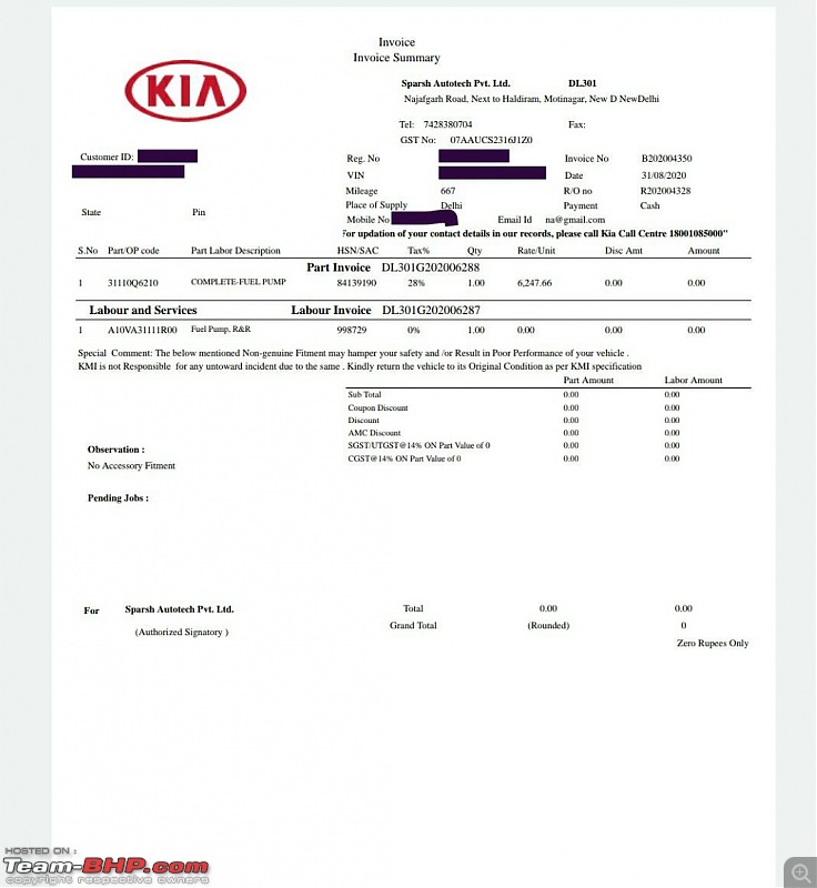 Nightmare ownership experience with Kia Seltos GTX+! Fuel pump failure & breakdown. EDIT: Solved-fuel-pump-invoice.jpeg