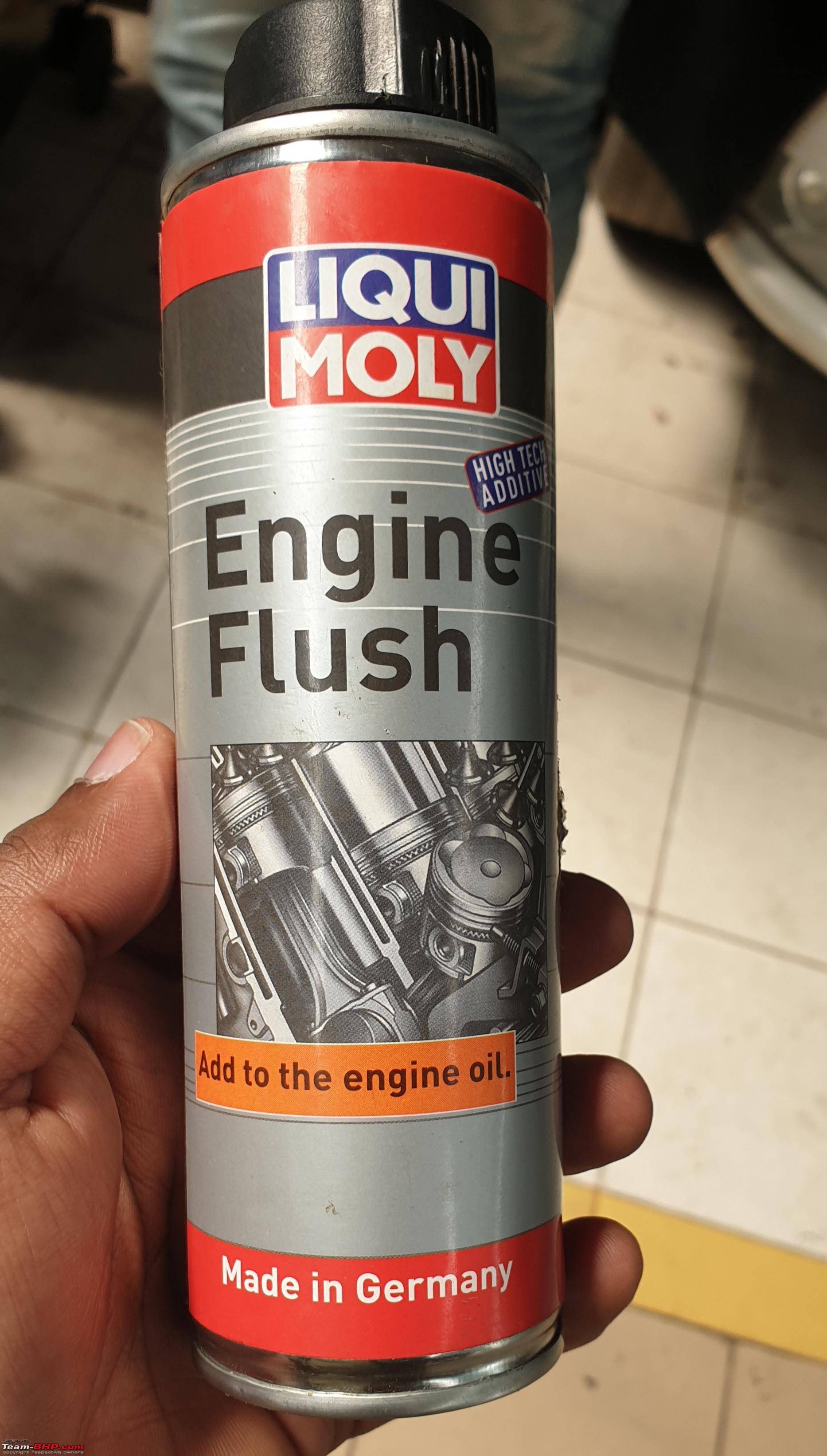 Before and after LiquiMoly engine flush - Team-BHP