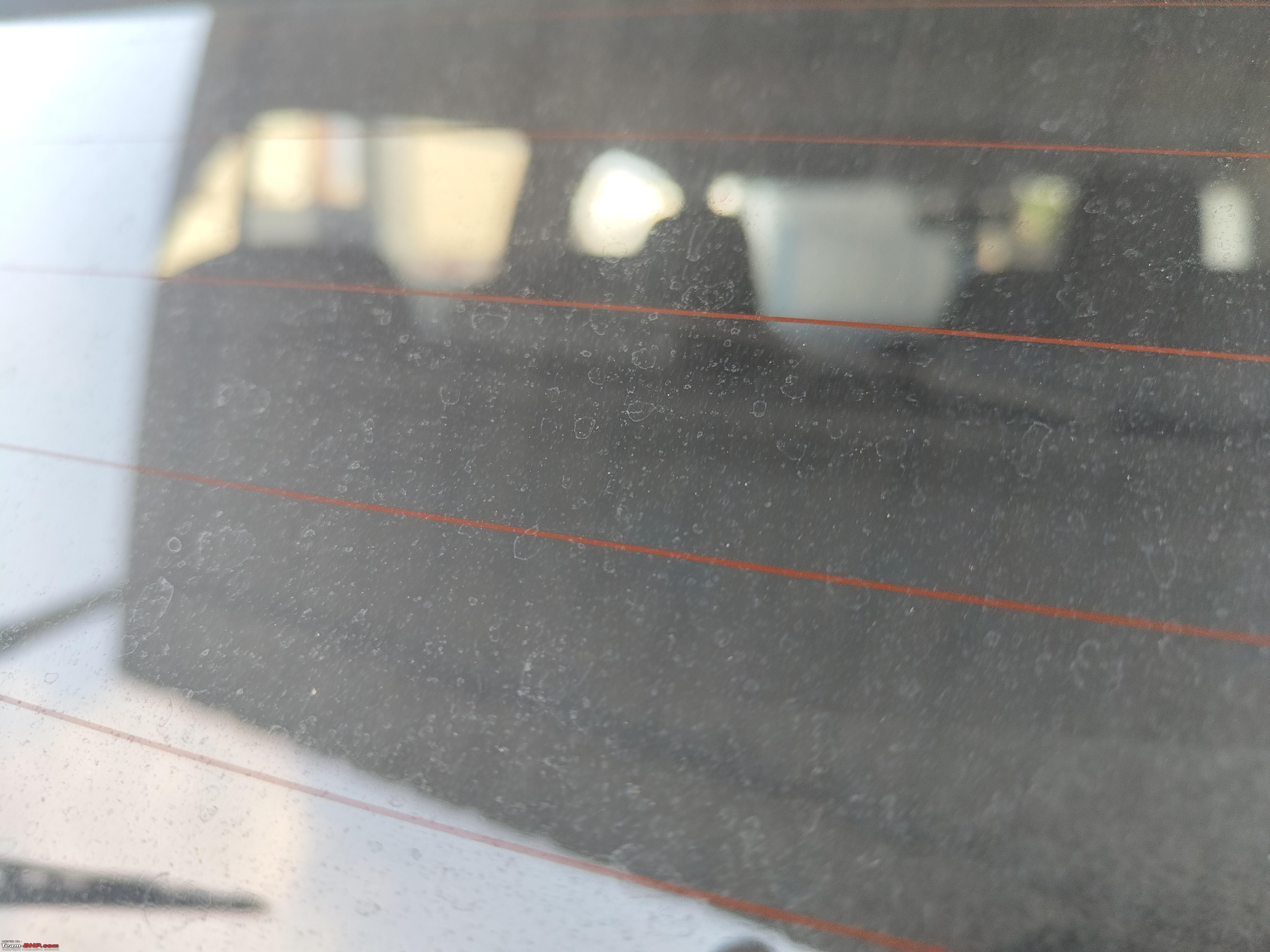 How do I remove hard water stains from my car windows? (I've tried