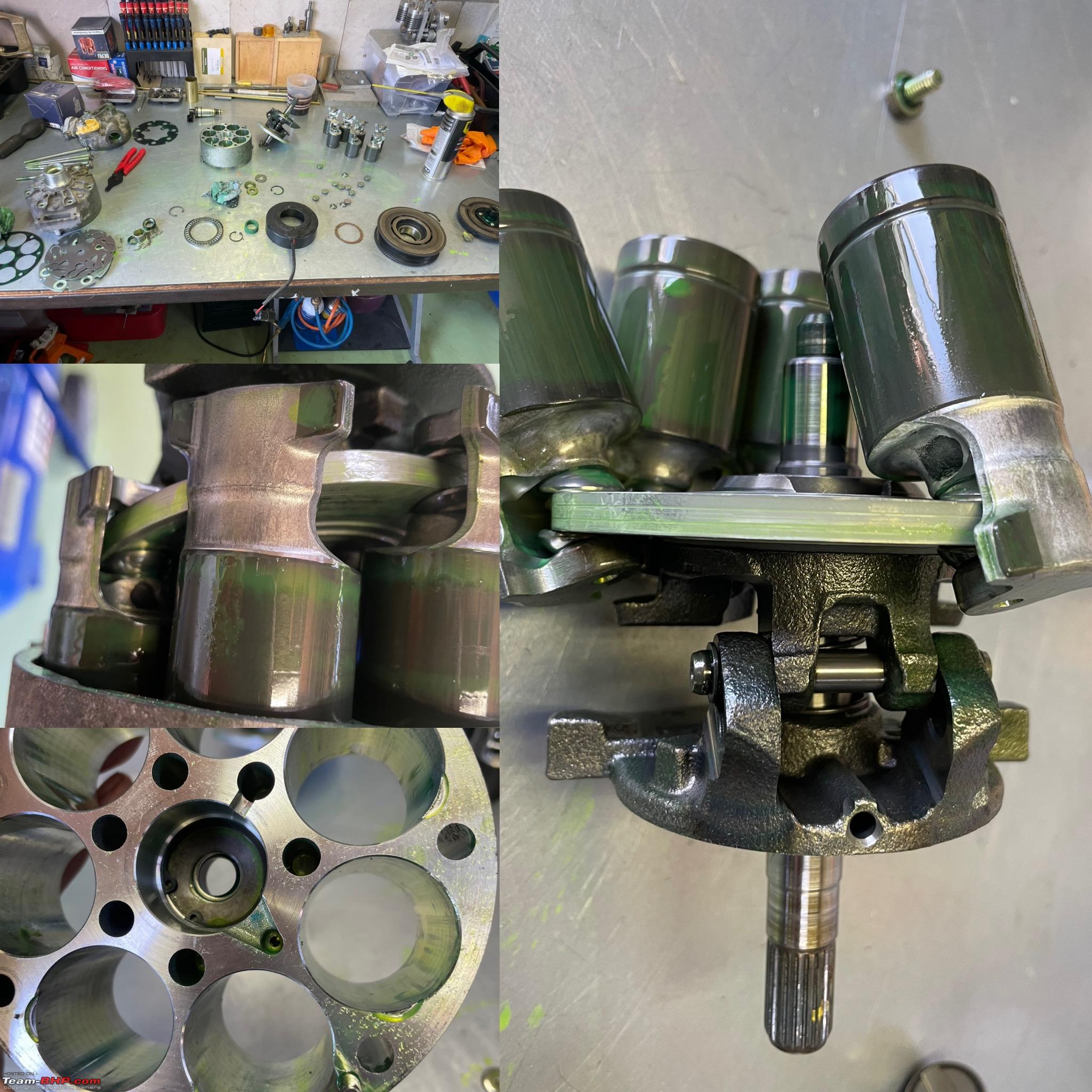Anatomy of a Car AC Compressor (clutch/variable) - Team-BHP