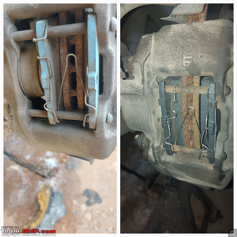 2012 Mitsubishi Pajero Sport | Maintenance Update and Some Upgrades-rearrightbrakeclips_beforevsafter.jpg