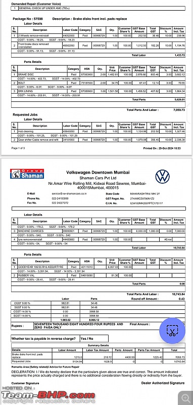 VW Polo - Maintenance and Service cost and dos/don'ts-screenshot_20241029230635.jpg