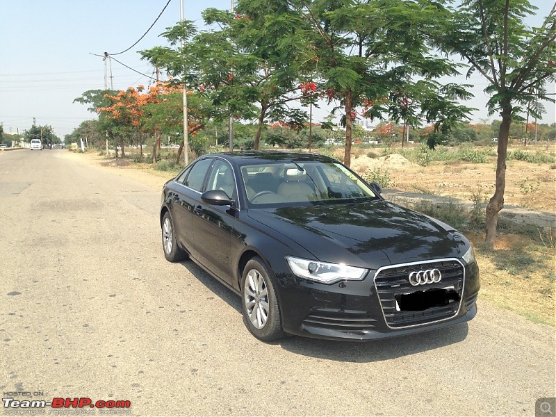 My Audi A6 3.0 TDI V6 Quattro  Mystique Black Beauty-ext-front-side.jpg