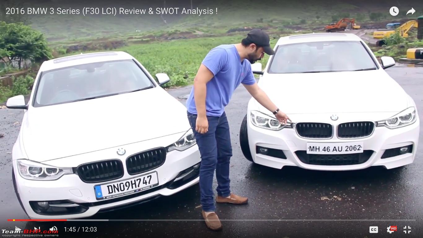 Video: 2016 BMW 3-Series (F30 LCI) Review & SWOT Analysis! - Team-BHP