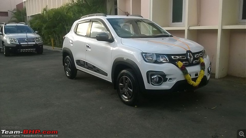 My Renault Kwid 1 0l Rxt O Ownership Review Team Bhp