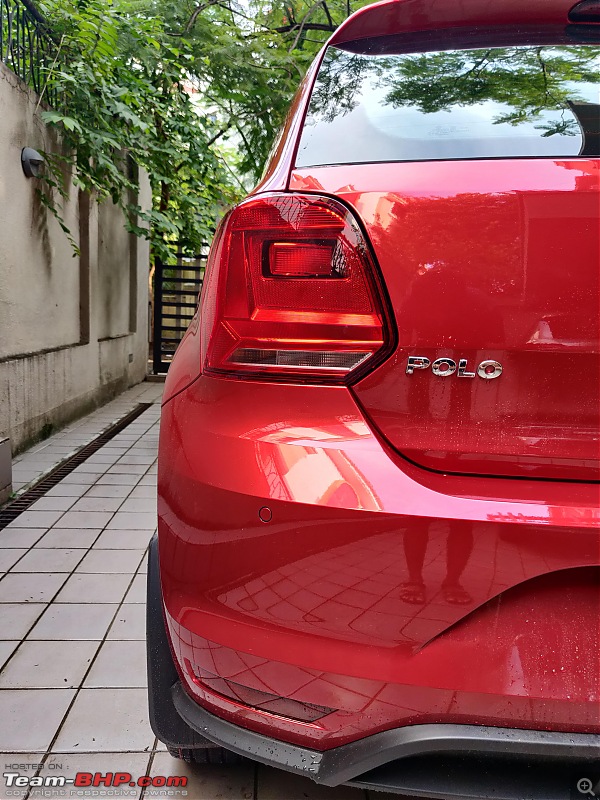 Review: Driving home our Sunset Red VW Polo Highline+ TSI Automatic-rear-split-view.jpg