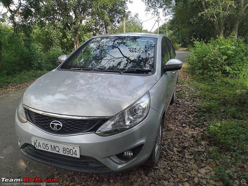 My Tata Zest XT 1.3L Quadrajet - Platinum Silver. EDIT: 7 years, 1,00,000 kms update-fromt.jpg