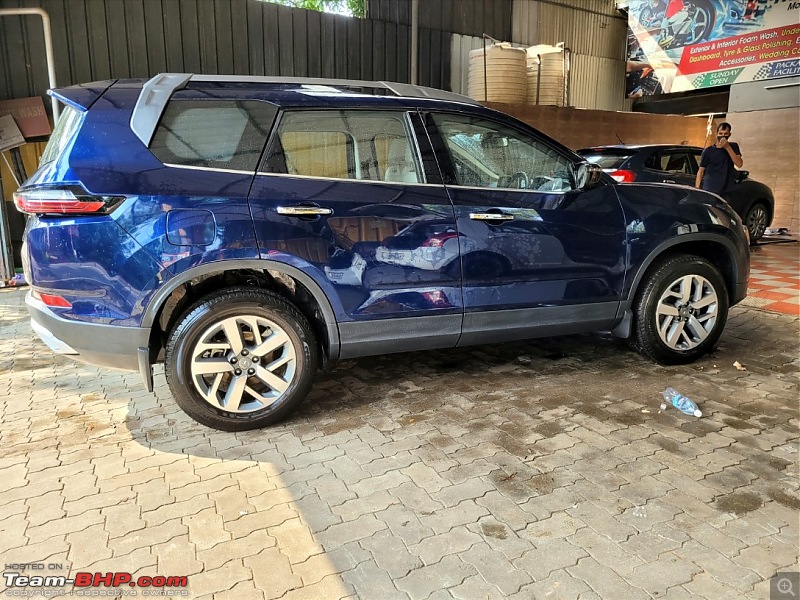 Sapphire  My Royal Blue 2021 Tata Safari XZA 7-seater (AT) Ownership Review-affter-wash.jpg