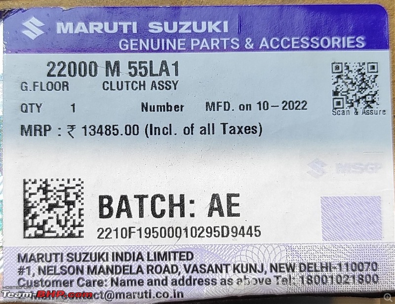 S-Crossed again! My pre-owned Maruti S-Cross 1.6 | Ownership Review-clutch-assembly.jpg