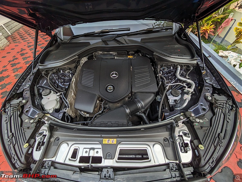 Bluejay | My Mercedes-Benz GLC 300 Review | Ownership & Travels @ 3500 KM-enginebay.jpg