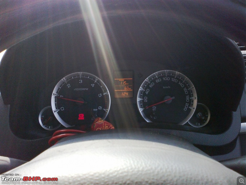 White Pearl - My 2011 Maruti Swift-odo.jpg