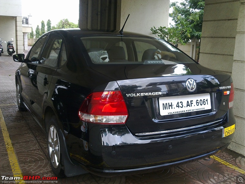 Dark Knight has arrived! VW Vento TDi Highline. EDIT: 5th Service done-09062012658.jpg