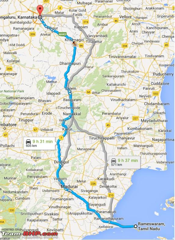 Bangalore To Velankanni Road Map Bangalore to Trichy, Thanjavur, Velankanni, Kumbakonam 