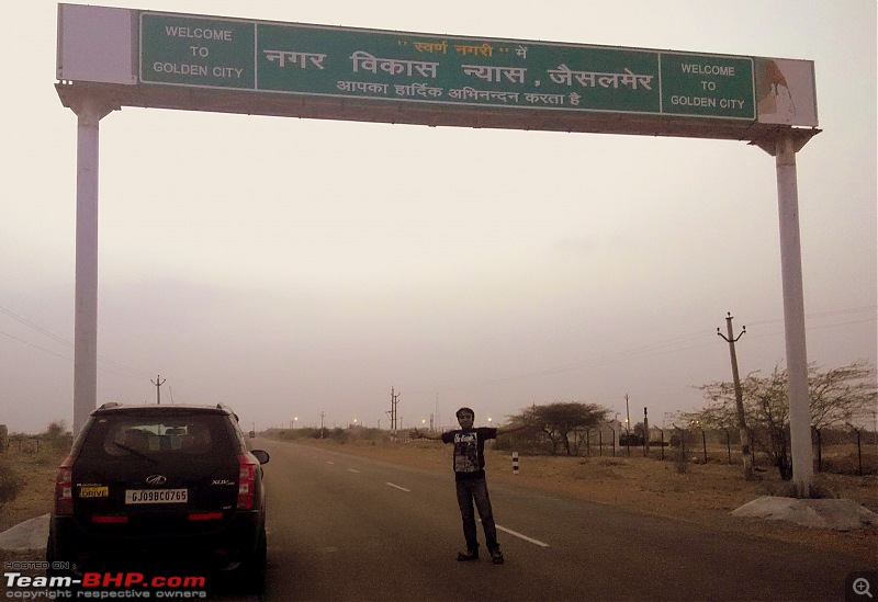 At the International Border - With an XUV500 to International Border Pillar No. 609-img_20150307_190151.jpg