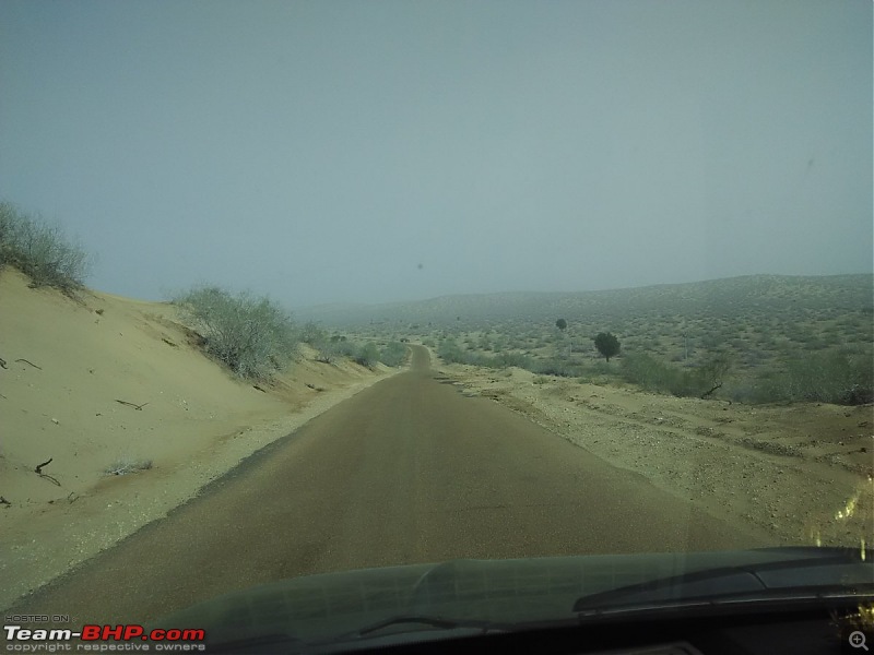 At the International Border - With an XUV500 to International Border Pillar No. 609-road-3.jpg