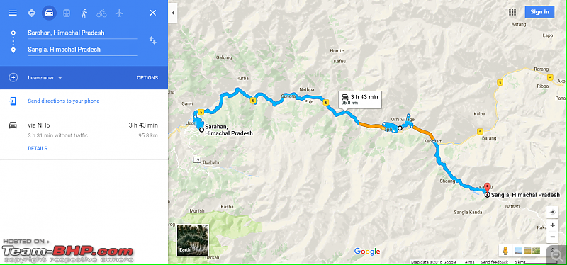 Unforgettable Himachal: Chandigarh - Rampur - Sarahan - Chitkul - Kalpa - Nako in a Maruti 800-route-map-2-day-2.png