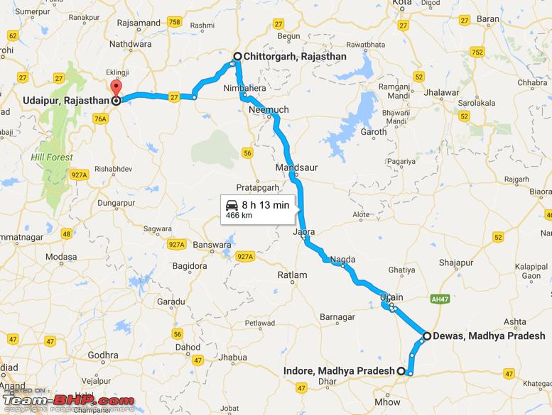 Pune To Indore Map Vw Jetta: A Trip From Pune To Indore & Udaipur - Team-Bhp