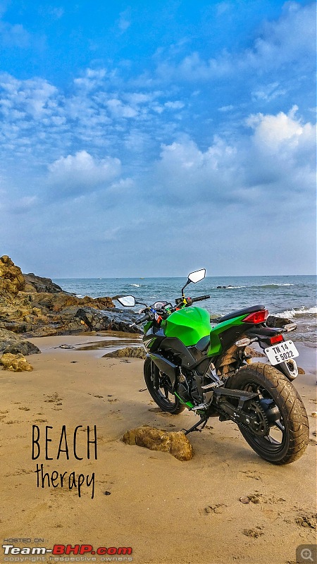 Chennai - Goa on a Kawasaki Z250-vagator-beach-sand.jpeg