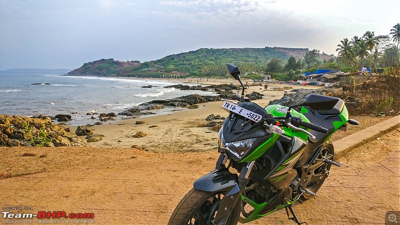 Chennai - Goa on a Kawasaki Z250-vagator-bike-front-side.jpg