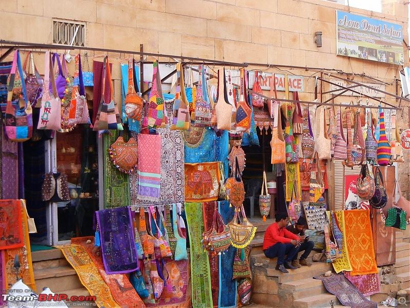 Road-trip: Enthralling Rajasthan-jaisalmer-fort-colorful-wares-textile-shop.jpg