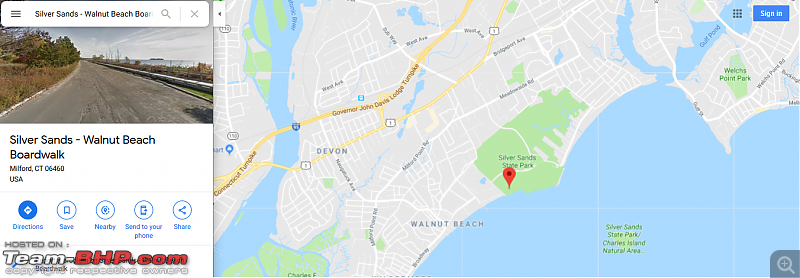 Silver Sands Beach and a Tombolo (What's that?) in Connecticut-silver-sands-gmap.png