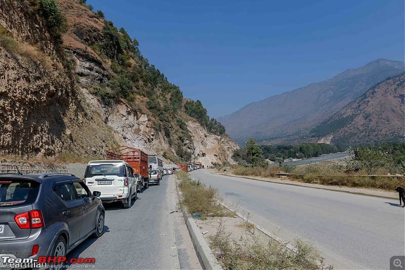 A drive to the Valley of the Gods - Kullu and Kangra in Himachal Pradesh-traffic-jam1.jpg