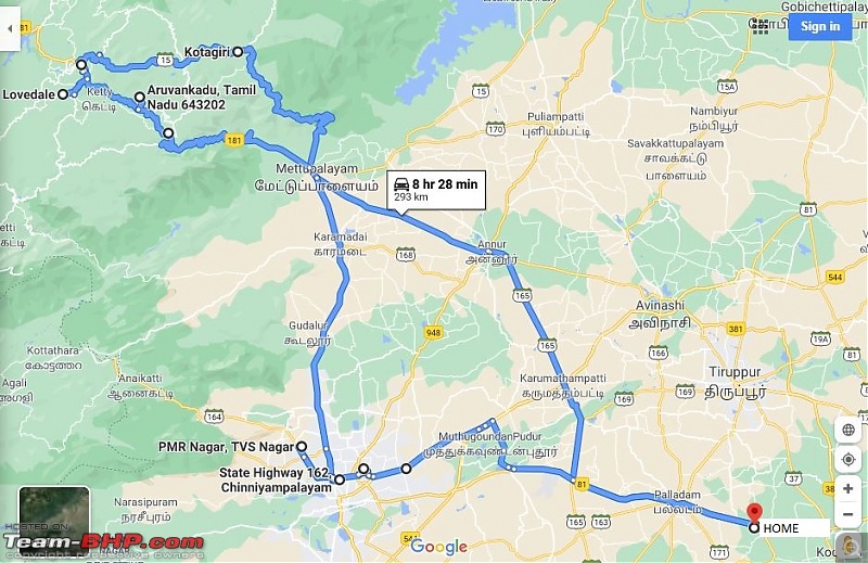 Yet another solo ride this weekend - Ooty trip on my Yamaha RX100-map-actual.jpg