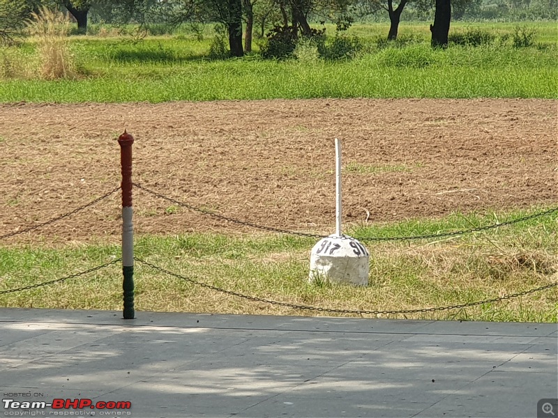 Suchetgarh Border Outpost (J&K); where a Banyan tree marks the International border-pillar-917.jpg
