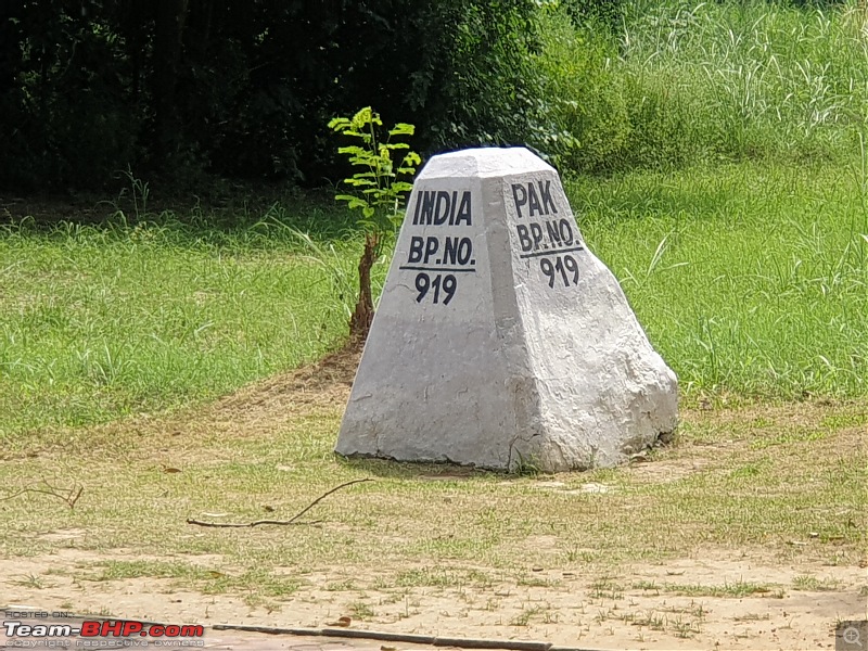 Suchetgarh Border Outpost (J&K); where a Banyan tree marks the International border-pillar-919.jpg