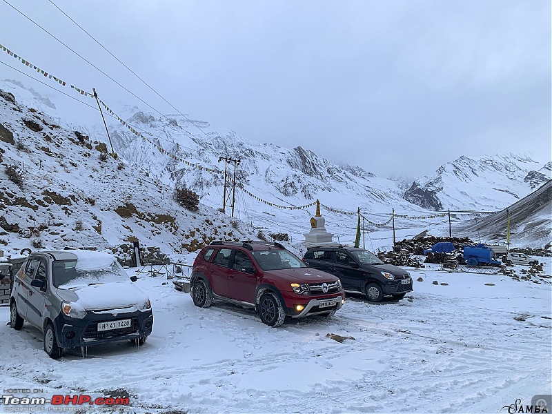 Sailed through Winter Spiti in three Duster AWDs : Snow Drive-img_2565.jpg