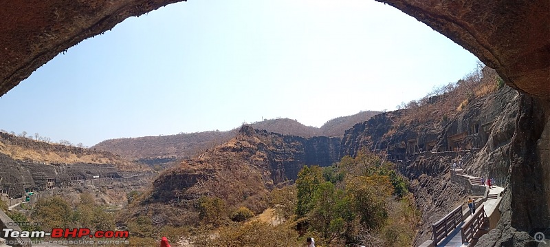 Aurangabad, Shirdi and Pench via the Samruddhi Mahamarg in a  Skoda Superb-day-2-ajanta-view-panorama.jpg